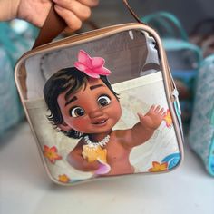 a small purse with a cartoon character on it