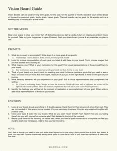 Vision Board Worksheet for manifestation by Mahnal Vision Board Worksheet, Vision Board Inspiration, Get My Life Together, Journal Writing Prompts, The Vision