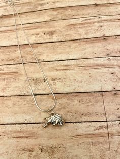 Buffalo (Bison) charm necklace- 16 inch stainless steel chain.  Other necklace chain styles and sizes available.  Just ask. Buffalo Bison, Gifts For Everyone, Necklace Chain, Steel Chain, Stainless Steel Chain, Chain Styles, Gift Necklace, Chains Necklace, Charm Necklace