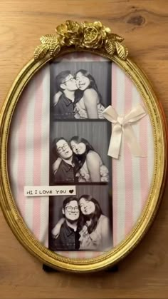 Diy Project For Boyfriend, Valentines Cute Gifts, Diy Photo Frames Aesthetic, Diy Frame Gift, Cute Framed Pictures, Boyfriend Valentines Day Gifts Aesthetic, Valentines Idea For Best Friend, Diy Cute Valentines Day Gifts For Him, Gifts To Make With Pictures