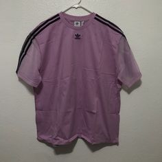 Nwt! Mesh Sleeved Tee Purple Relaxed Fit Sporty Tops, Sporty Purple Tops With Graphic Print, Relaxed Fit Lavender Graphic Tee, Lavender Relaxed Fit Crew Neck Top, Lavender Crew Neck T-shirt For Summer, Lavender Casual Crew Neck Top, Casual Lavender Crew Neck Top, Lavender Top For Spring Streetwear, Purple Sporty Top For Summer