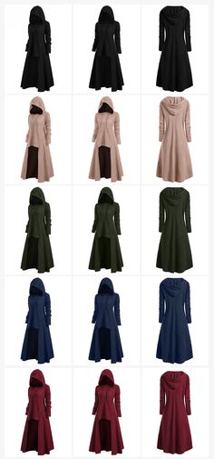 Hooded Plus Size High Low Sweater Cosplay Plus Size, Hooded Sweatshirt Dress, Plus Size Patterns, Everyday Clothes, Irregular Hem, Plus Size Sweaters, Women's Coats, Sweatshirt Dress, Costumes For Women