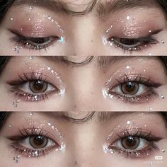 Seventeen Makeup Ideas, Aespa Makeup, Concert Makeup, Mekap Mata, Cute Eye Makeup, Korean Eye Makeup, Rave Makeup, Ethereal Makeup, Eye Makeup Designs