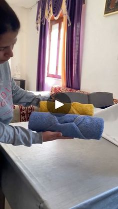 2.1M views · 17K reactions | Nirmal singh on Reels Folding Clothes, Hanging Towels, Facebook Reels, Diy Household, Diy Crafts Jewelry, Clothing Hacks, Clean Laundry