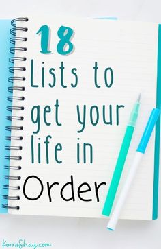 How To Be More Organized Life, Color Coded To Do List, Master List Organization, 17 Lists That Will Change Your Life, Life Organization Printables Free, 6/10 List, 100 Lists Of Lists, Adulting List, Lists To Organize Your Life