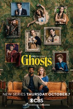 the movie poster for ghost starring actors from left to right, michael mc and julia o'connor