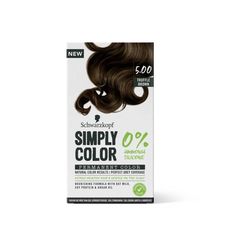 Schwarzkopf Simply Color Permanent Hair Colour, 0% Ammonia & Silicone for Natural Color Results, Dermatologist Tested hair colour with PPD & PTD Free formulation, 5.00 Truffle Brown, 142.5ml Hair Color Pictures, Mocha Brown, Hair Strengthening, Hair Colour, Hair A