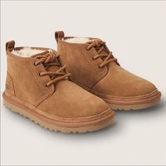 Ugg Neumel Boots Brand New With Box Size 8 Chestnut Ugg Neumel Boots Outfit, Uggs With Laces, Uggs Neumel Outfit Women, Ugg Boots With Laces, Ugg Neumel Outfit, Uggs Neumel, Slay Shoes, Everyday Winter Boots, Neumel Uggs