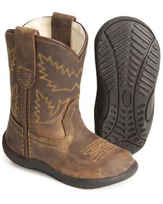 Old West Toddler Boys' Crazy Horse Boots, Crazyhorse