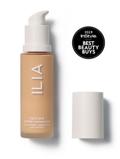 True Skin Serum Foundation - Salina SF5 (1 fl oz) Best Natural Foundation, Ilia Beauty, Dream Vanity, Serum Foundation, Natural Foundation, Tinted Spf, Marula Oil, Face Products, Makeup Wishlist