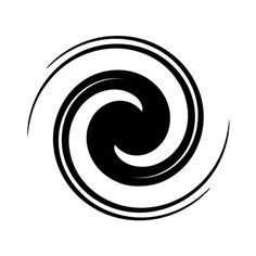 an abstract black and white logo with the letter c in it's center,