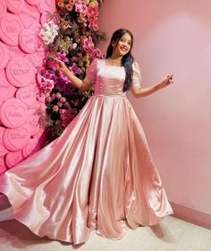 #girls Fairy Gown, Simple Frock Design, Long Frock Designs, Fashion Show Dresses, Long Gown Design, Simple Frocks, Dresses For Summer, Lehenga Designs Simple, Simple Gowns