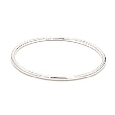 Platinum Bangles & Bracelets by Jewelove Platinum bangle with 2.5mm rounded profile. Crafted in Platinum. The bangle is made in 95% pure platinum and hallmarked with Pt 950 for platinum purity. Metal : Platinum Platinum Purity : 95% Purity Mark : Pt 950 Finishing : Hi-polish / Matte finish (as selected above) Width : 2.5mm Estimated Platinum Weight : 24 grams Certificate of Authenticity : Platinum Guild International Platinum Rings, Om Pendant, Small Hair Clips, Platinum Chain, Platinum Wedding Band, Platinum Rose Gold, Love Band, Bangles Bracelets, Platinum Jewelry