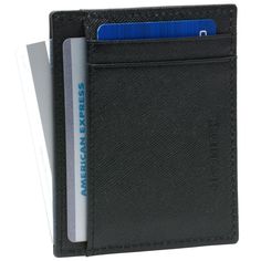 RFID Money Clip Front Pocket Wallet Double Diamond by Alpine Swiss MSRP $50.00 Our new signature collection features the classic Alpine Swiss style, quality, and functionality you've come to expect, in our most luxurious wallet skins yet. Product Features: Genuine Leather Measures: 3 1/4" L x 4" H x 3/8" W Spring money clip 4 card slots, 3 larger pockets for cards or bills Sleek Double Diamond logo Available in a variety of skins and colors, come sin giftbox. RFID PROTECTED: Certified Independen Classic Rfid Blocking Card Holder For Everyday, Classic Everyday Card Holder With Rfid Blocking, Elegant Rfid Blocking Business Card Holder, Elegant Rfid Blocking Card Holder For Business, Elegant Business Card Holder With Rfid Blocking, Classic Travel Card Holder With Id Window, Classic Black Card Holder, Classic Rfid Blocking Card Holder For Business, Classic Rectangular Wallets With Interior Card Slots