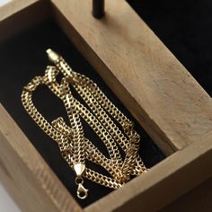 14k Gold Cut Cuban Link Curb Chain 5 mm Braided Herringbone Wicker Necklace For Women Monsini Jewelry Gift Valentine's Day Birthday Gift ❤14k Gold 5mm Cut Cuban Link Curb Chain Braided Herringbone Vintage Necklace For Women Monsini Jewelry Gift Valentine's Day Birthday Gift Hollow Curb Chain ❤❤【Materials & Specifications:】 - 14k Gold Cut Cuban Link Curb Chain Chain Width:5mm (0,19in) -Hollow Curb Chain ❤❤【Available in 6 different chain lengths】 45 cm (17.7 in) 47 cm (18.5 in) 49 cm (19.2in) Online Birthday Gifts, Chain Braid, Beautiful Gold Necklaces, Bone Horn, Valentines Day Birthday, 14k Gold Necklace, Cuban Link, Christmas Gifts For Women, Curb Chain