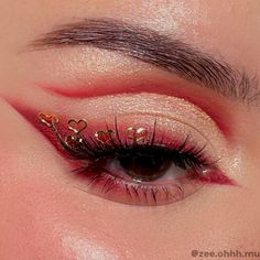 Valentine's Day | ColourPop Colourful Makeup, Sealed With A Kiss, Cheek Makeup, Alt Makeup, Graphic Makeup, Makeup News