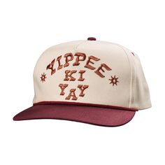 “YIPPEE KI YAY!” You can go on and fill in the rest if you want to. We ain’t gonna say it… We gotta sell hats after all! Structured 5-Panel Pop-Up Stay Embroidered Design Braided Rope Contrast Button and Eyelets Brushed Twill Cheap Embroidered Snapback Fitted Hat, Affordable Fun Snapback Hat For Streetwear, Cheap Novelty Trucker Hat With Curved Brim, Cheap Snapback Trucker Hat For College, Cheap Trucker Snapback Hat, Cheap College Snapback Hat With Flat Brim, Cheap Trendy Snapback Hats, Cheap Washed Snapback Hat, Cheap Trendy Everyday Snapback Hat