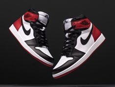 Jordan 1 Men, Air Jordan 1 Black, Jordan 1 Black Toe, Jordans Sneakers Outfit, Zapatillas Jordan Retro, Nike Air Jordan 1 High, Shoes Wallpaper, Jordan 1 Black, Cheap Jordan Shoes