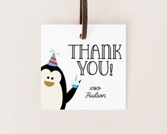 a penguin with a party hat and holding a drink in it's right hand