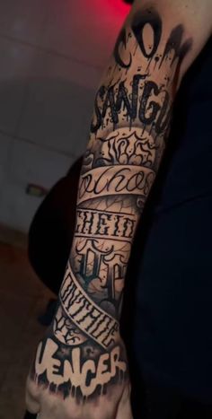 a person with a tattoo on their arm