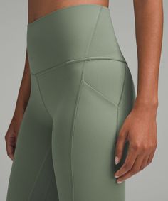 When Feeling Nothing Is Everything. Powered By Nulu Fabric, This Version Of Our Lululemon Align Pant Still Feels Weightless And Buttery-Soft, With Added Pockets For Essentials. Designed For Yoga. Intended To Sit Above Ankle. Side Drop-In Pockets. Back Drop-In Pocket Can Hold A Key, Card, Or Phone. This Collections Great For Low-Impact Workouts Like Yoga Or Whenever You Want To Feel Really, Really Comfortable. | lululemon Align™ High-Rise Pant with Pockets 25" Women Activities, Back Women, High Rise Leggings, Lululemon Leggings