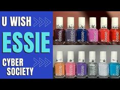 2 Essie Collections: "U Wish" & "Cyber Society" | Swatches & Review - YouTube Now Open