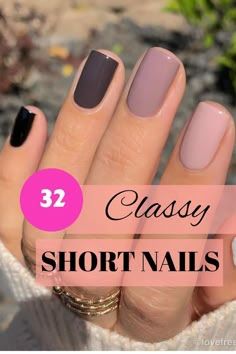 Fall Floral Nails Art Designs, Shorter Nails, Short Natural Nails, Short Nail Manicure, Elegant Nail, Elegant Nail Art, September Nails, Fall Nail Trends