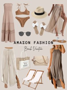 Beach Vacation Style 2023, Resort Beach Wear, Amazon Mexico Vacation Outfits, Jamaica Outfits Resort Wear Vacation, Resort Attire Women, Jamaica Resort Outfits, Womens Resort Wear Outfits, Amazon Summer Dresses 2023