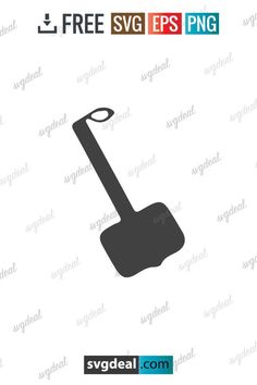 a shovel with the word free svg eps png