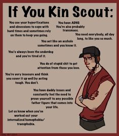 a poster with an image of a man wearing headphones and the words if you kin scout