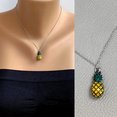 Pineapple Necklace, Teenager Style Necklace, Birthday Gift for Kids, Silver Necklace, Best Bff Gift Necklace, Trendy Teenager Jewelry, Pineapple Charm Silver Necklace. This necklace can be a wonderful gift for your Bff , mom, wife... The lenght is 17 inches with 2.5 adjustable extension chain. Your item will be packaged in a little bag . Enjoy your shopping❤️ Teenager Style, Dainty Choker Necklace, Pineapple Necklace, Sterling Silver Name Necklace, Moon Phases Necklace, Bff Gift, Hand Bracelet, Charm Necklace Silver, Monogram Jewelry