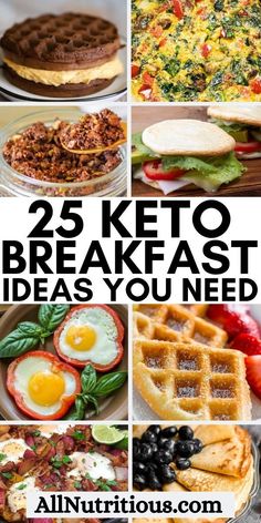 25 keto breakfast ideas you need