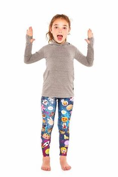 Honeypiekids | Terez Girls Patch Pals Leggings