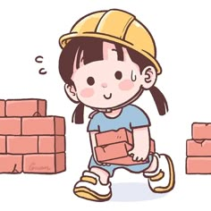 Engineer Cartoon, Cute Doodle Art, 영감을 주는 캐릭터, Girls Cartoon Art