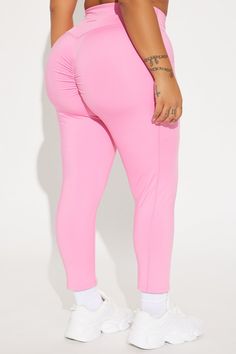 Available In Black And Hot Pink. Active Capri Legging High Waisted Elastic Waistband Elevate Seaming Detail Side Pockets High Impact Stretch Pair With "Circut Elevate Active Short Sleeve Top" "Tennis Play Elevate Active Top" 73% Polyester 27% Spandex Imported | Warm Up Elevate Active Capri Legging in Hot Pink size Medium by Fashion Nova Hot Pink Fashion, Active Shorts, Capri Leggings, Jeans Jumpsuit, In Hot, Matching Dresses, Active Wear For Women, Fashion Nova, Clothes For Sale