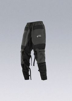 23 AW Spliced Tactical Pants - Jiye Heavy Industry - X Functional Cargo Pants For Streetwear With Belt Loops, Black Combat Parachute Pants For Outdoor, Techwear Cargo Pants For Outdoor Activities, Outdoor Techwear Cargo Pants, Gray Techwear Pants For Outdoor Activities, Techwear Pants With Belt Loops For Outdoor, Gray Techwear Pants For Outdoor, Streetwear Nylon Pants With Belt Loops, Tactical Cargo Pants With Cargo Pockets For Streetwear