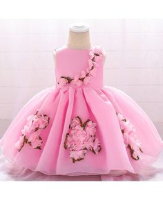 Baby Tutu Dresses, Baby Girl Princess Dresses, Pink Flower Girl Dresses, Toddler Flower Girl Dresses, 파티 드레스, Girl Dress Patterns, Princess Ball Gowns