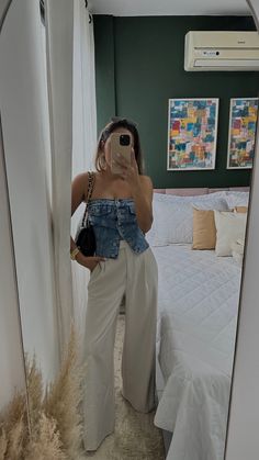 Denim Top Outfit, Elegant Classy Outfits, 2024 Outfits, Europe Outfits, 2024 Trends, Trendy Outfit, Causual Outfits, Fashion 2024, Trends 2024