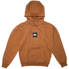 Nike SB Fleece Hoodie Box Logo DV8839-270 Long Skate, 270 Nike, Brown Sneakers, Box Logo, Fashion Deals, Skate Park, Nike Sb, Fleece Hoodie, Fleece Fabric