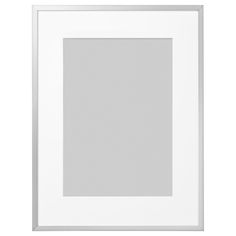 an empty white frame on a white background