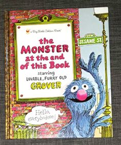 the monster at the end of this book by lovable furry old grouer