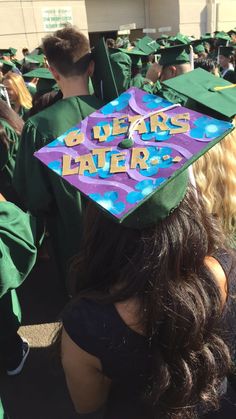 #tbt to my graduation cap #spongebob #gradhat #graduation Grad Hat, Graduation Cap Designs, Grad Caps, Cap Designs, Grad Cap, Never Gonna, Graduation Cap, Pretty Cool, Cool Things