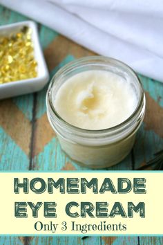 Homemade Firming Eye Cream - Saving Dollars and Sense Concealer Tips, Homemade Eye Cream, Natural Eye Cream, Diy Eye Cream, Săpunuri Handmade, Firming Eye Cream, Creme Anti Age, Coconut Oil Uses