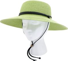 Wide Hat, Hand Band, Womens Beach Hat, Gardening Hat, Tea Green, Outdoor Hats, Sun Care, Wide Brimmed Hats, Hat Band