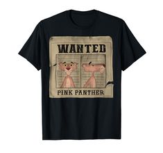 PRICES MAY VARY. Officially Licensed The Pink Panther Apparel 20MMPP00012A-003 Lightweight, Classic fit, Double-needle sleeve and bottom hem The Pink Panther, Wanted Poster, Superman Logo, Pink Panther, Short Sleeve Romper, Pink Panthers, Sleeved Romper, Baby Disney, Tee Shop