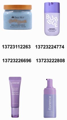 several different types of hair care products on a white background with the words free but