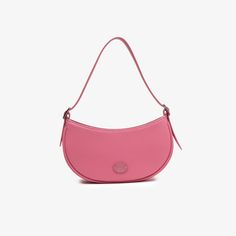 Spacious and curvaceous. Add some whimsy to your wardrobe with this chic, contemporary bag. Lacoste Bag, Lacoste France, Lacoste Women, Top Grain Leather, 2024 Collection, Online Bags, Free Bag, Pink Bag, Women's Bags