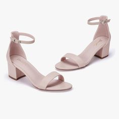 Brand New Matte Nude Sandals. Never Worn. Still Have Tissue Around Hardware!! Nude Sandals, Chunky Heel, So Pretty, Chunky Heels, Women's Shoes Sandals, Shoes Sandals, Women Shoes, Brand New, Sandals