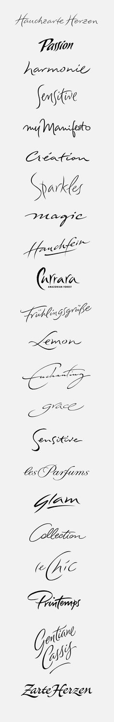 some handwriting that is written in different languages