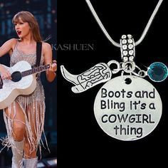 Boots and Bling It's a Cowgirl Thing Country Cowgirl Necklace Southern Keychain Howdy Western Personalized Christmas 16th 17th Birthday Gift Tiny Gold Necklace, Small Gold Necklace, Cowgirl Necklaces, 17th Birthday Gifts, Country Cowgirl, Necklace Layered, Druzy Necklace